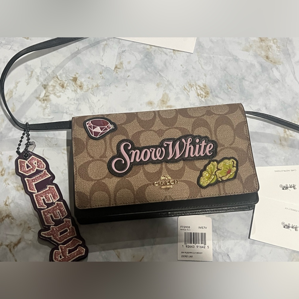 Coach crossbody Snow White limited edition
